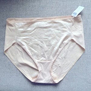 Soma Vanishing Tummy Retro Cream Lace Brief, Size XXL NWT